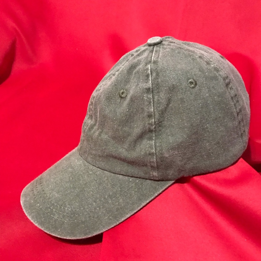 Gray baseball hat